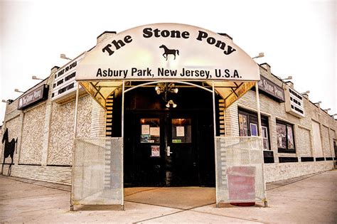 The stone pony asbury park nj - The Stone Pony in Asbury Park, NJ (Google Maps) Asbury Park, New Jersey (NJ), US. Like. Tweet. Share. Pin. It is known as a starting point for many musicians, first and foremost for Southside Johnny and the Asbury Jukes, who were the house-band for much of the mid-seventies, but also for New Jersey natives Bruce Springsteen, Patti Scialfa, Jon ... 